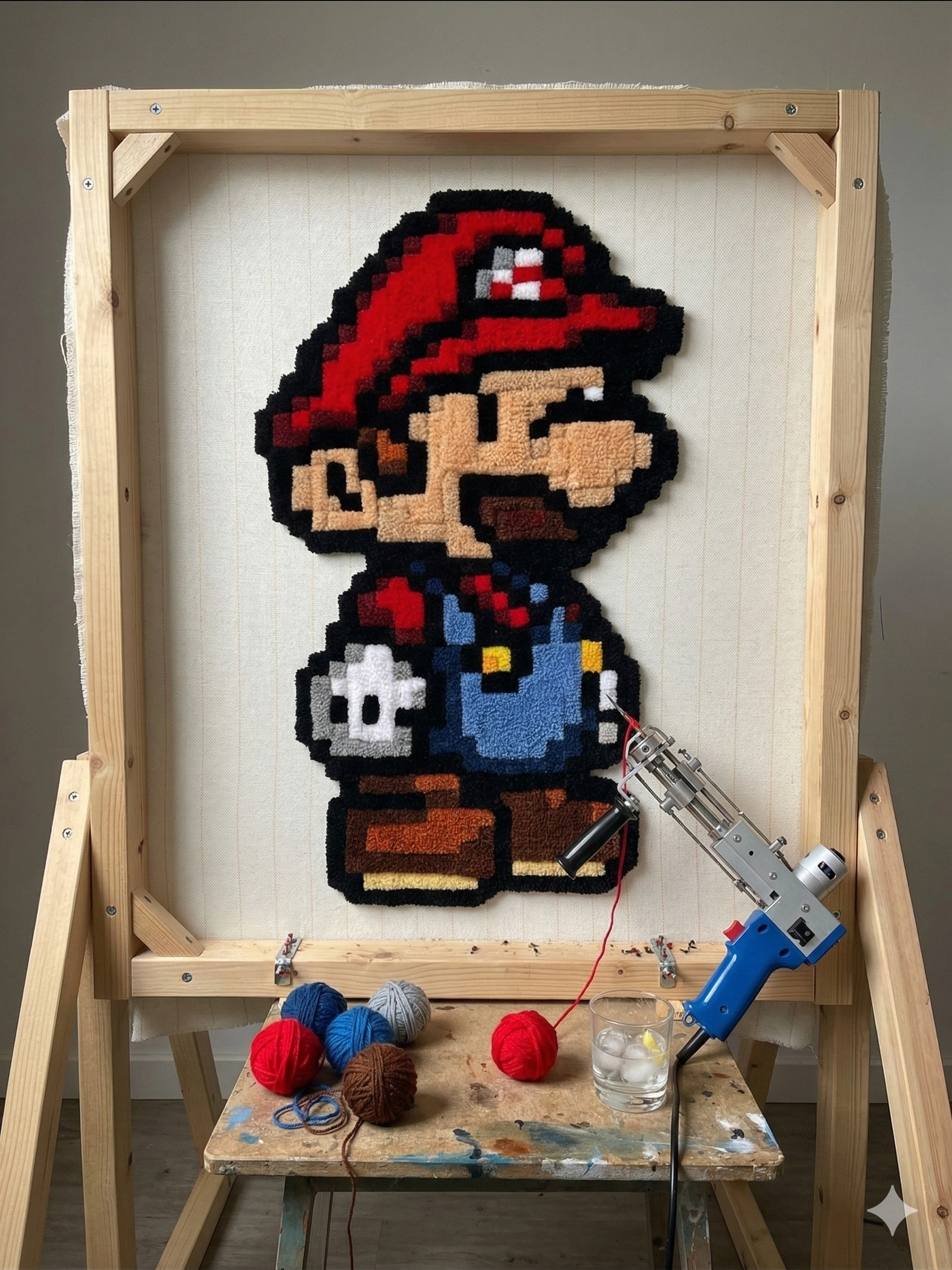 Hand Tufting Process